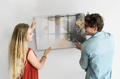 Lavagna magnetica con finitura effetto marmo