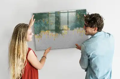 Lavagna magnetica per disegnare motivo decorativo