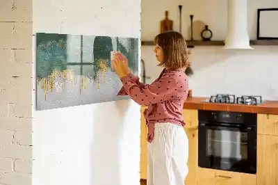 Lavagna magnetica per disegnare motivo decorativo