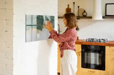Lavagna magnetica per disegnare motivo decorativo