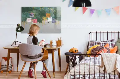 Lavagna magnetica per disegnare motivo decorativo