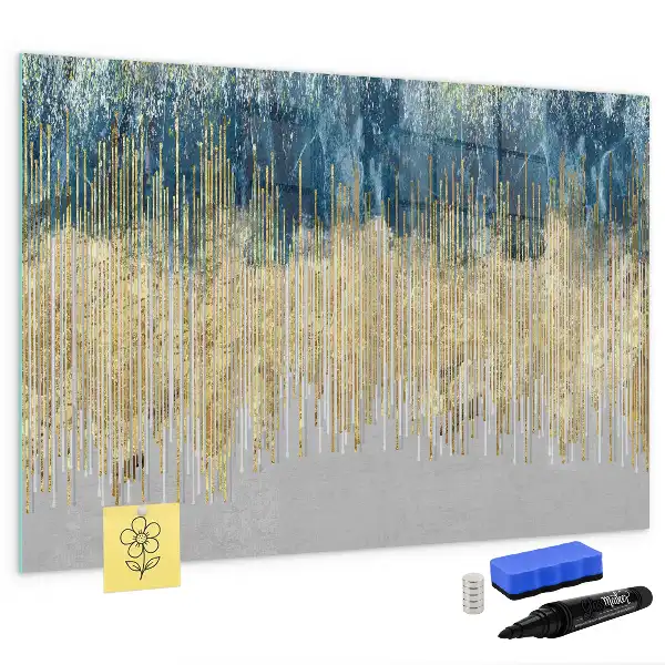 Lavagna magnetica per scrivere con motivo decorativo