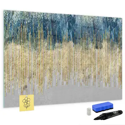 Lavagna magnetica per scrivere con motivo decorativo
