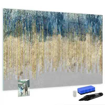 Lavagna magnetica per scrivere con motivo decorativo