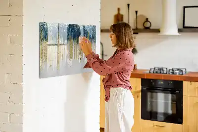 Lavagna magnetica per scrivere con motivo decorativo