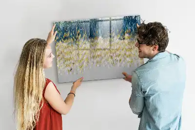 Lavagna magnetica per scrivere con motivo decorativo