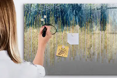 Lavagna magnetica per scrivere con motivo decorativo