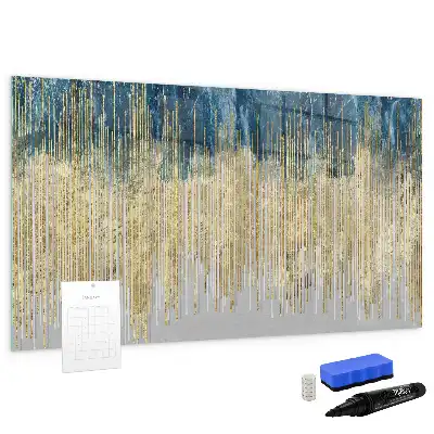 Lavagna magnetica per scrivere con motivo decorativo