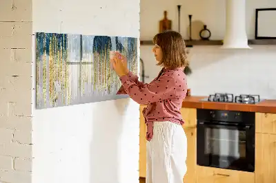 Lavagna magnetica per scrivere con motivo decorativo