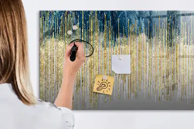 Lavagna magnetica per scrivere con motivo decorativo