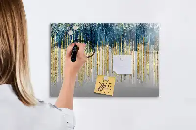 Lavagna magnetica per scrivere con motivo decorativo