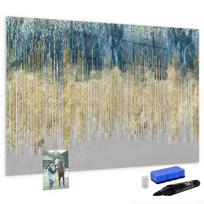 Lavagna magnetica per scrivere con motivo decorativo