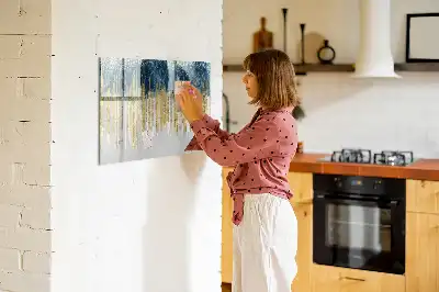 Lavagna magnetica per scrivere con motivo decorativo