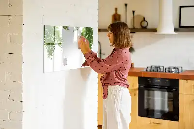 Lavagna magnetica per disegnare con motivo foglie di palma