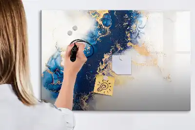 Lavagna magnetica per disegnare con motivo marmorizzato