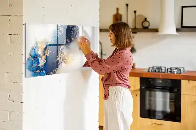 Lavagna magnetica per disegnare con motivo marmorizzato