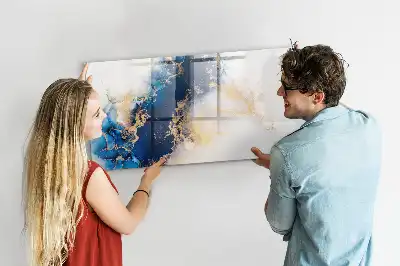 Lavagna magnetica per disegnare con motivo marmorizzato