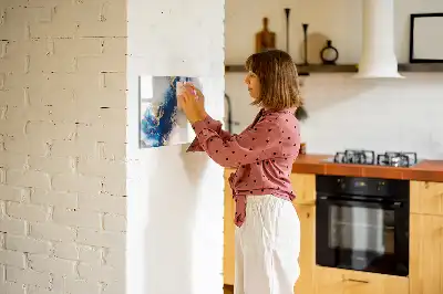 Lavagna magnetica per disegnare con motivo marmorizzato