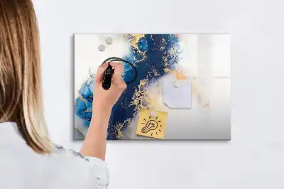 Lavagna magnetica per disegnare con motivo marmorizzato