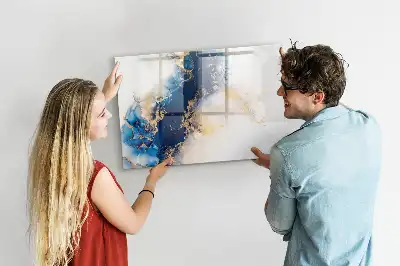 Lavagna magnetica per disegnare con motivo marmorizzato