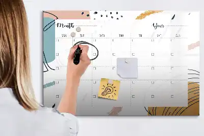Lavagna magnetica per scrivere organizer per il lavoro