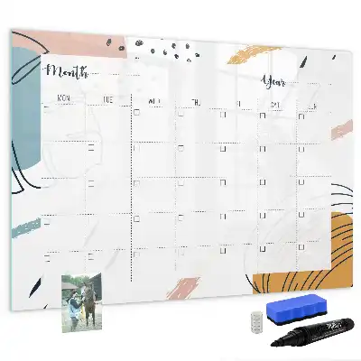 Lavagna magnetica per scrivere organizer per il lavoro