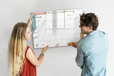 Lavagna magnetica per scrivere organizer per il lavoro