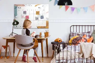 Lavagna magnetica per scrivere organizer per il lavoro