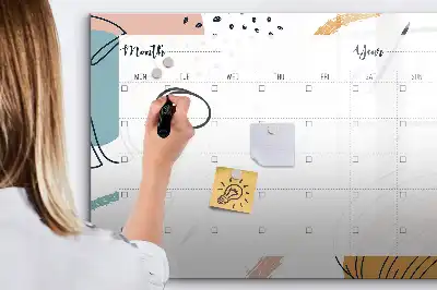 Lavagna magnetica per scrivere organizer per il lavoro