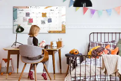 Lavagna magnetica per scrivere organizer per il lavoro