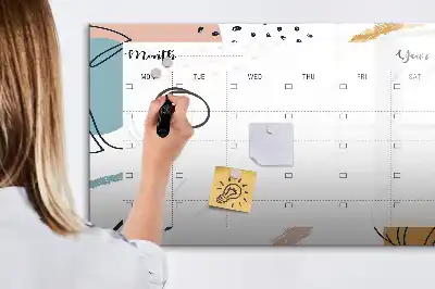 Lavagna magnetica per scrivere organizer per il lavoro