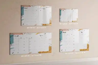 Lavagna magnetica per scrivere organizer per il lavoro