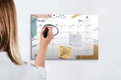Lavagna magnetica per scrivere organizer per il lavoro