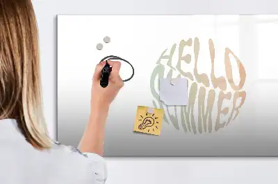 Lavagna magnetica per disegnare motivo benvenuta estate