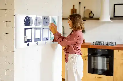 Lavagna magnetica per disegnare con cornici in stile polaroid