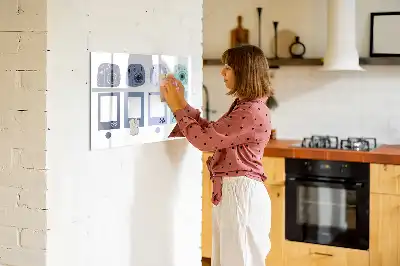 Lavagna magnetica per disegnare con cornici in stile polaroid
