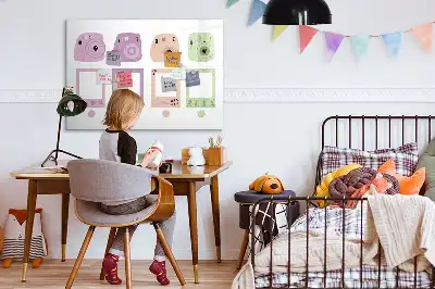 Lavagna magnetica per scrivere set di fotocamere