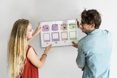 Lavagna magnetica per scrivere set di fotocamere