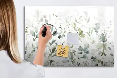Lavagna magnetica per disegnare motivo piante