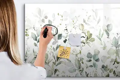 Lavagna magnetica per disegnare motivo piante