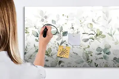 Lavagna magnetica per disegnare motivo piante