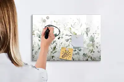 Lavagna magnetica per disegnare motivo piante