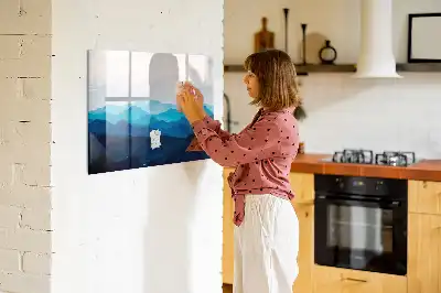 Lavagna magnetica per disegnare con effetti acquerello