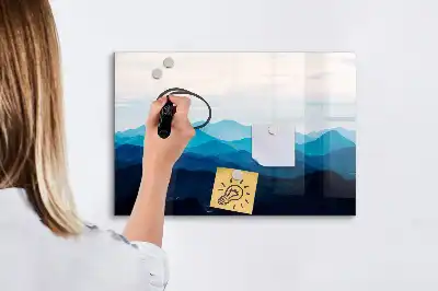 Lavagna magnetica per disegnare con effetti acquerello