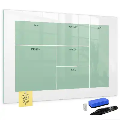 Lavagna magnetica organizer da scrivania per disegnare