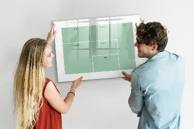 Lavagna magnetica organizer da scrivania per disegnare