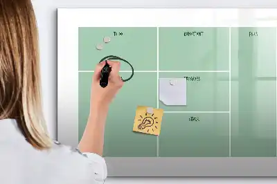 Lavagna magnetica organizer da scrivania per disegnare