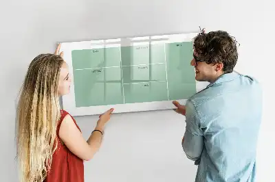 Lavagna magnetica organizer da scrivania per disegnare