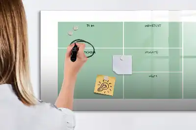 Lavagna magnetica organizer da scrivania per disegnare