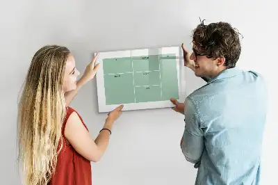 Lavagna magnetica organizer da scrivania per disegnare